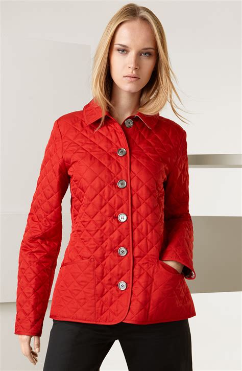 burberry quilted jacket red|Burberry quilted jacket outlet.